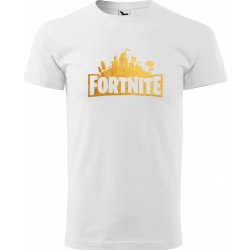 Sablio tričko s potiskem Fortnite Pevnost Desert bílé