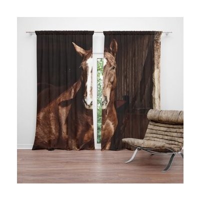 Sablio Závěs Kůň ve stáji: 2ks 140x250cm – Hledejceny.cz