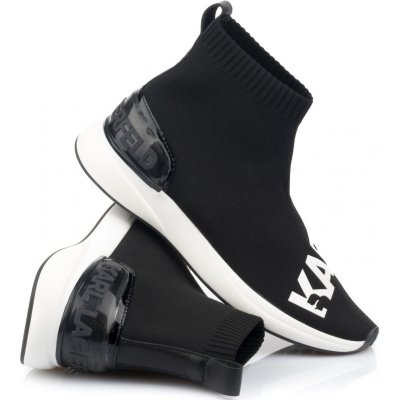 Karl Lagerfeld Finesse Legere Knit Mid Bt kotníková obuv – Zboží Mobilmania