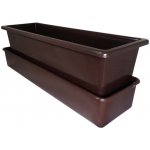 Nohel Garden Truhlík samozavlažovací LEBIŠ s knoty plastový hnědý 60 cm – Zboží Dáma Nohel Garden Truhlík samozavlažovací LEBIŠ s knoty plastový hnědý 60 cm – Zboží Dáma