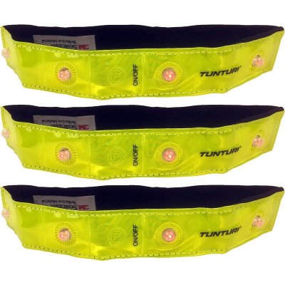 Tunturi Svítící páska LED Reflective Band set 3pcs