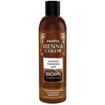 Venita Henna color šampon Brown hnědé vlasy 250 ml