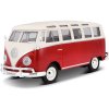 Model Maisto Volkswagen Van Samba bílo červená 1:25