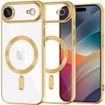 Techsuit - Luxury Crystal MagSafe ochranný obal na iPhone 17 Air – zlatý – Zbozi.Blesk.cz