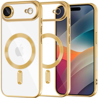 Techsuit - Luxury Crystal MagSafe ochranný obal na iPhone 17 Air – zlatý – Zbozi.Blesk.cz