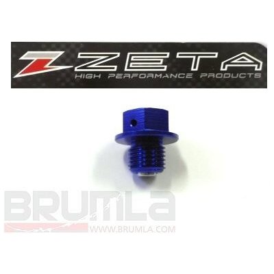 Vypouštěcí magnetická zátka motoru ZETA M12x1,25x10mm SUZUKI RM-Z250 07-18 modrá – Hledejceny.cz