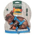 Tatrape MINI postroj a vodítko pro králíka 10 mm x 16 - 22/120 cm světle modrý – Zboží Mobilmania