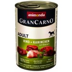 Animonda Gran Carno Adult hovězí králík a zelené koření 6 x 0,8 kg – Hledejceny.cz