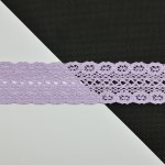 Prima-obchod Bavlněná krajka šíře 38 mm paličkovaná, barva Fialová sv. – Hledejceny.cz