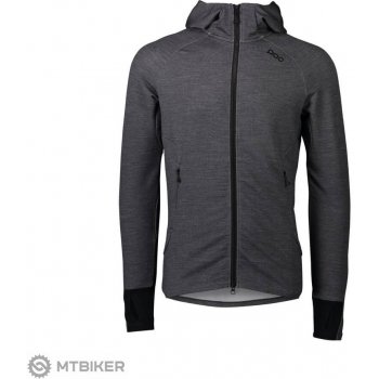 POC M's Merino Zip Hood Sylvanite Grey Melange