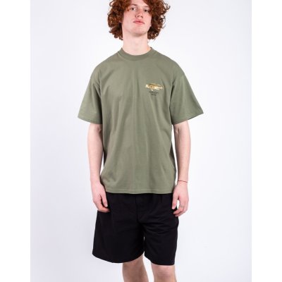 Carhartt WIP S/S Fish T-Shirt Dollar Green – Zboží Mobilmania