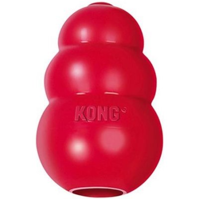 Kong Dog Classic Granát červený guma prírodná S