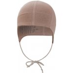 Little Angel Čepice tenká zavazovací plochý šev Outlast® oříšková – Zboží Mobilmania