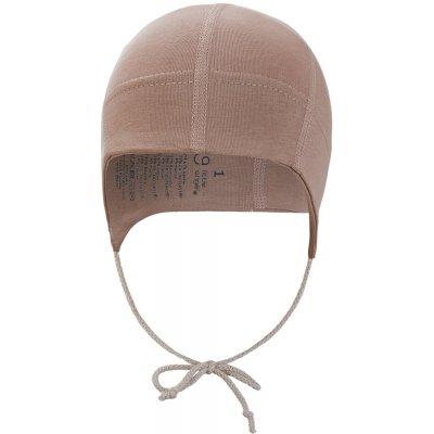 Little Angel Čepice tenká zavazovací plochý šev Outlast® oříšková – Zboží Mobilmania
