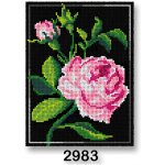 VTC Vyšívací předloha 70246 2882 růže růžová 18x24cm – Zboží Dáma