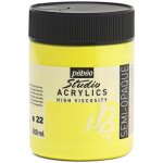 Pébéo Studio Acrylics akrylové barvy 500 ml 22 citrónově kadmiově žlutá – Hledejceny.cz