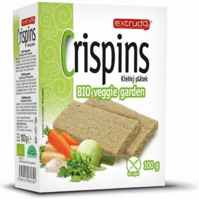 Crispins BIO křehký plátek veggie garden 100 g – Zbozi.Blesk.cz