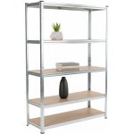 Mamutex Zinkovaný kovový regál Standard 1800x1200x500 mm – 5 polic – Zboží Dáma
