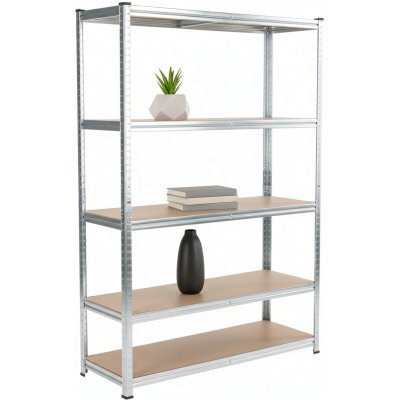 Mamutex Zinkovaný kovový regál Standard 1800x1200x500 mm – 5 polic – Zboží Dáma