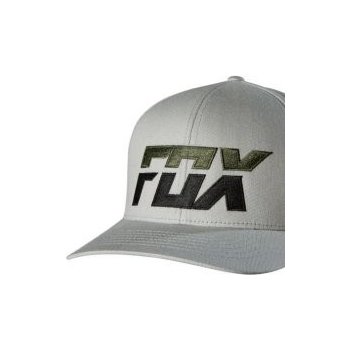 FOX Stack Flexfit Hat Grey