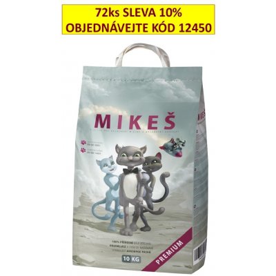 Juko MIKEŠ Premium bílé hrudkující 10 kg