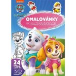 Omalovánky se samolepkami Tlapková patrola – Zboží Mobilmania