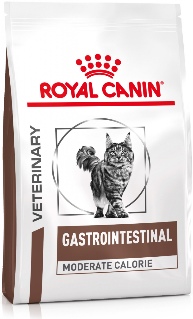 Royal Canin Veterinary Feline Gastrointestinal Moderate Calorie 2 x 4 kg