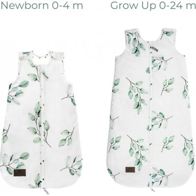 Sleepee Rostoucí sada celoročních pytlů Newborn & Grow Up Eukalyptus – Sleviste.cz