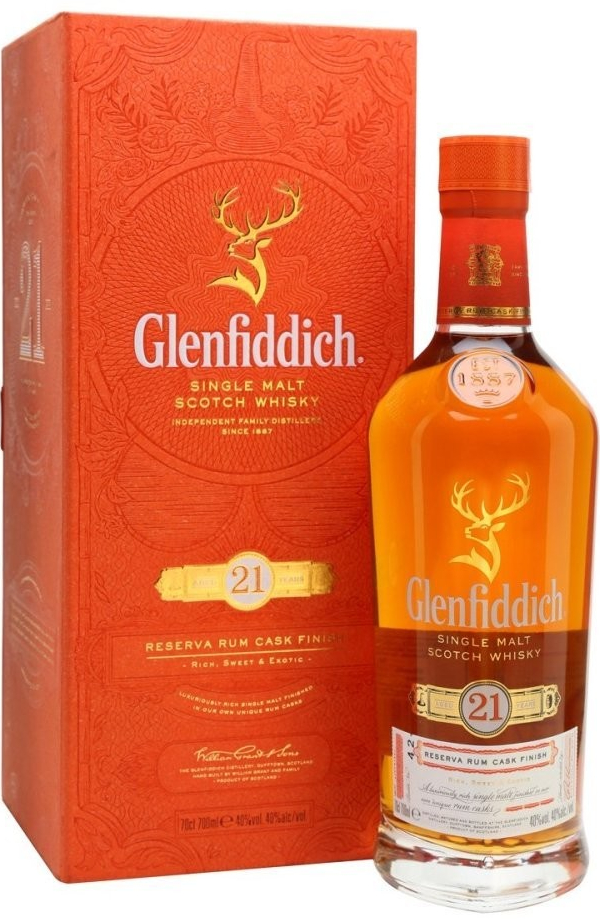 Glenfiddich 21y 40% 0,7 l (holá láhev)