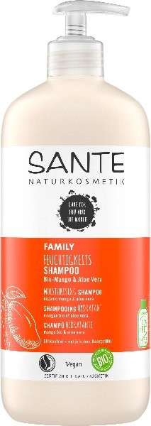 SANTE Family hydratační šampon bio mango & aloe vera 500 ml