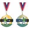 Sportovní medaile Akrylátová medaile Badminton Zlatá