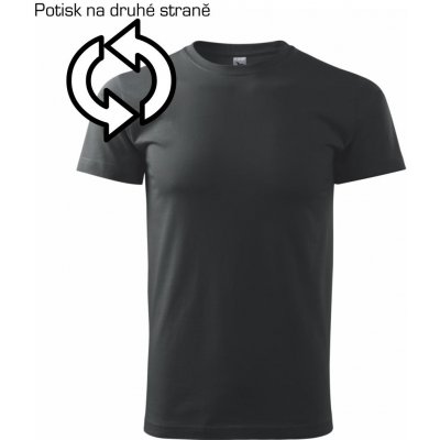 Alfa Samec Alfa Samice Klasické pánské triko černá – Zboží Mobilmania