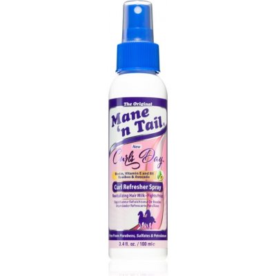 Mane 'N Tail Curls Day Refresher Spray stylingový sprej pro vlnité a kudrnaté vlasy 100 ml – Zboží Mobilmania