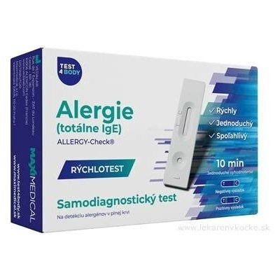 Veda.Lab MaxiMedical rychlotest alergie domácí test totální IgE výsledek do 10 minut – Hledejceny.cz
