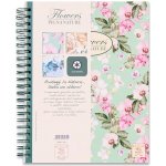 Pigna kroužkový blok Nature Flowers A4 čtverečkovaný 135 listů – Zboží Živě