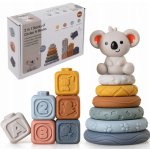 Kruzzel 24812 Senzorické měkké kostky, 13 ks – Hledejceny.cz