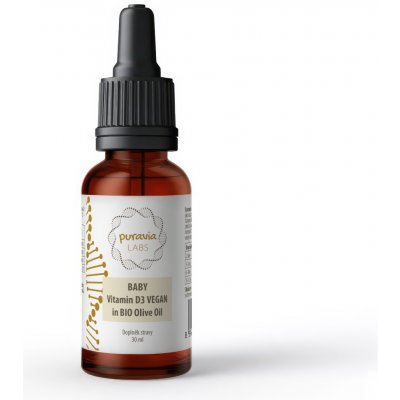 Puravia LABS Vitamín D3 pro děti v olivovém oleji 30 ml – Hledejceny.cz