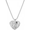 Náhrdelník Hot Diamonds Stříbrný srdíčkový s diamantem Memories Heart Locket DP772