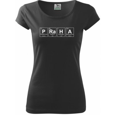 PRaHA periodická tabulka Pure triko černá – Hledejceny.cz