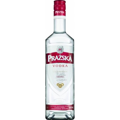 Pražská Vodka 37,5% 0,5 l (holá láhev) – Zboží Dáma