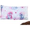 Hřejivý polštářek VFstyle pohankový polštářek 30x15 cm Unicorns