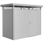 Biohort HighLine H1 stříbrná metalíza, s jednokřídlými dveřmi – Zboží Dáma