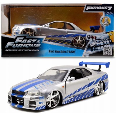 Toys Fast and Furious Brians Nissan Skyline 2002 GT-R OBAL – Zboží Dáma