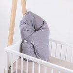 Tulimese Péřová zavinovačka mušelínová šedá s puntíkem – Hledejceny.cz