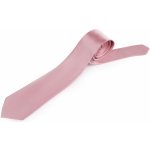 Saténová kravata jednobarevná 1 pudrová – Hledejceny.cz