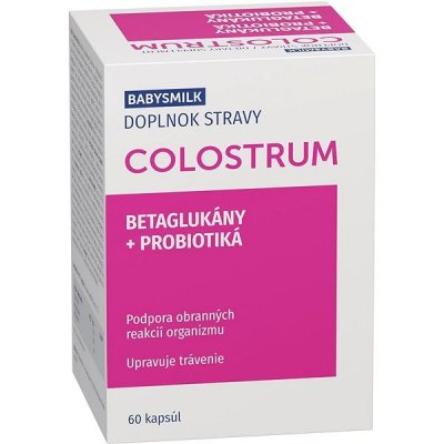 Babysmilk Colostrum Betaglukany + Probiotika 60 kapslí