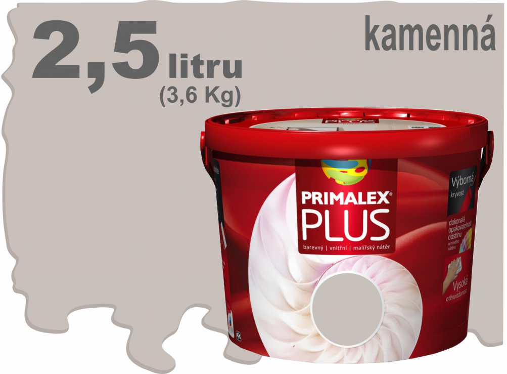 Primalex Plus 2,5 l - kamenná