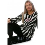 Pyžamo na zimu pro ženy vzor zebra a zoo 1Z1596 černá – Hledejceny.cz