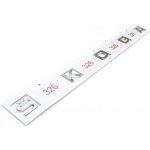 Škoda Auto Zadní středový nápis ŠKODA pro Škoda Superb III Facelift (2019 - 2024) - originál, chromovaný – Sleviste.cz