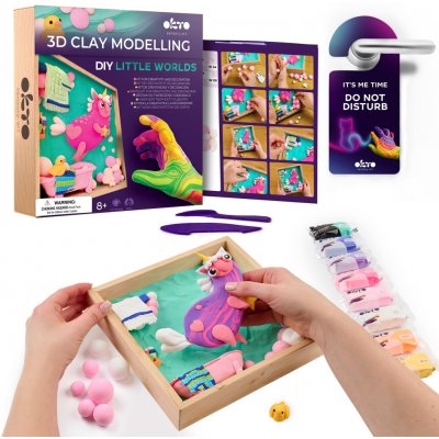 DIY sada z modelovací hmoty Malé světy 21x21 Kočičí duch OKTO 20052 – Hledejceny.cz
